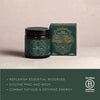 Jar and packaging box of Ancient Brave True Magnesium supplement on a beige background with certification logo