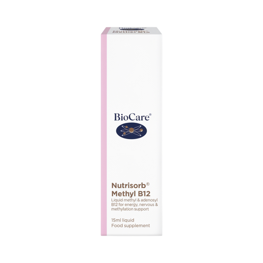 Biocare Nutrisorb Methyl B12 liquid supplement white box front