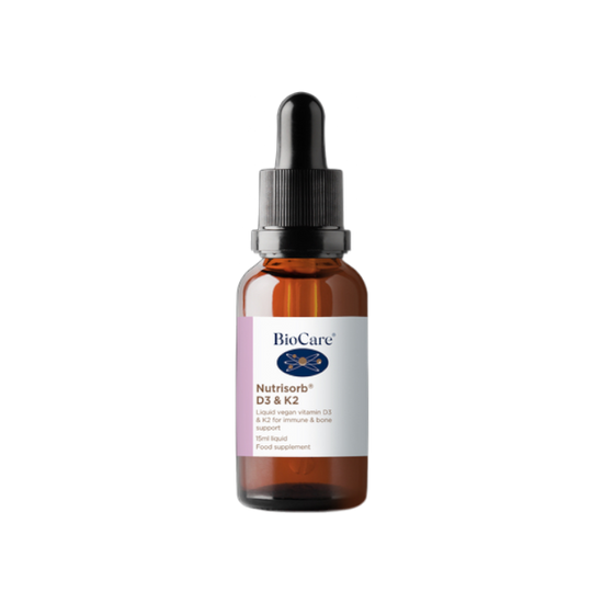 Nutrisorb D3 K2 liquid vitamin supplement drops for bone and immune health