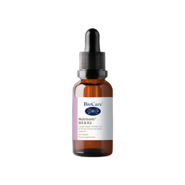 Nutrisorb D3 K2 liquid vitamin supplement drops for bone and immune health