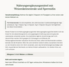 Oxford Healthspan Primeadine GF supplement information in German on white background.