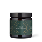 Jar of True Magnesium+ on a white background