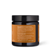 True Omegas+ supplement jar with orange label on a transparent background